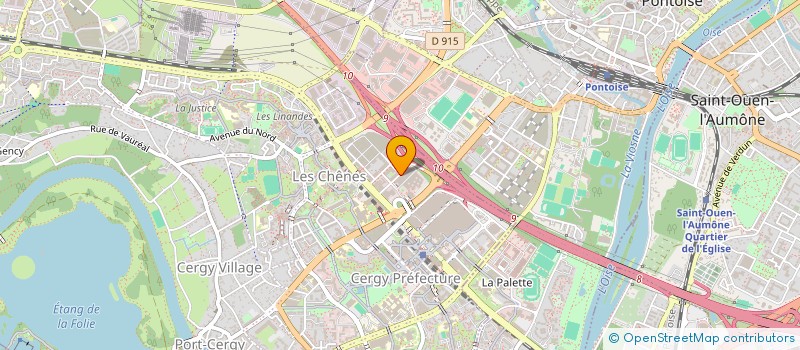 localisation de l'entreprise MONSIEUR MARIAM TRAORE  CERGY