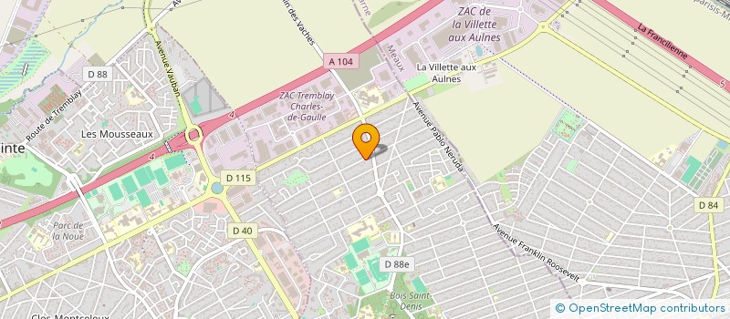 localisation de l'entreprise MONSIEUR MARIAN BONTEA à TREMBLAY-EN-FRANCE