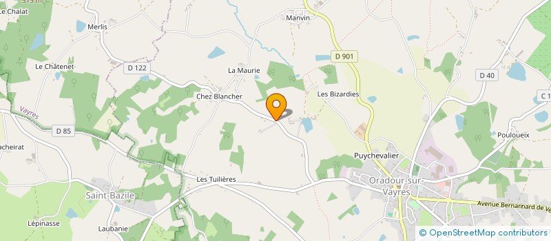 localisation de l'entreprise MONSIEUR MARIAN CAPATINA  ORADOUR-SUR-VAYRES