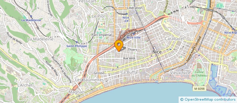 localisation de l'entreprise MONSIEUR MARIAN CIOBANU à NICE
