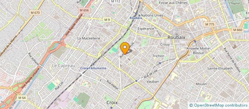 localisation de l'entreprise MONSIEUR MARIAN CIOBOTARU  ROUBAIX