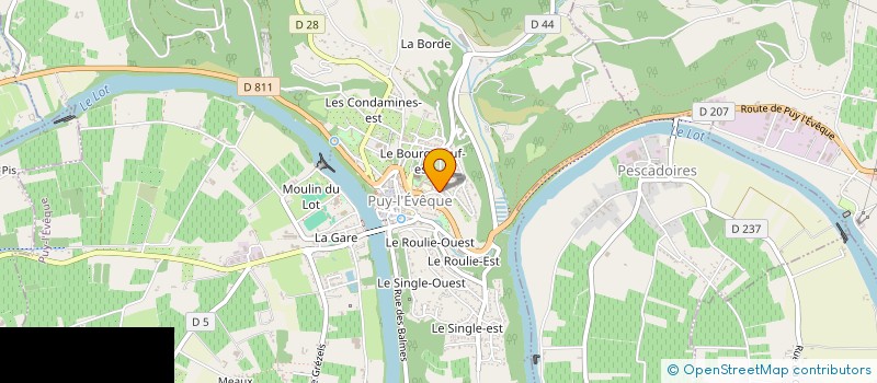 localisation de l'entreprise MONSIEUR MARIAN CLAUZEL  PUY-L'EVEQUE