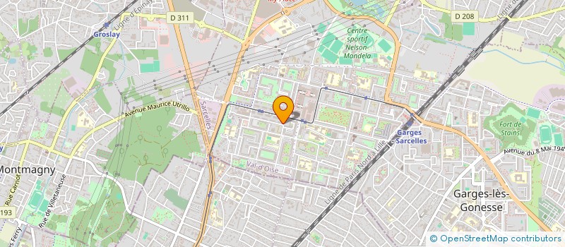 localisation de l'entreprise MONSIEUR MARIAN CRACIUN  SARCELLES