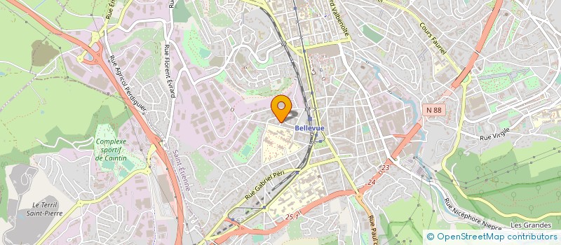 localisation de l'entreprise MONSIEUR MARIAN DOCAJ  SAINT-ETIENNE