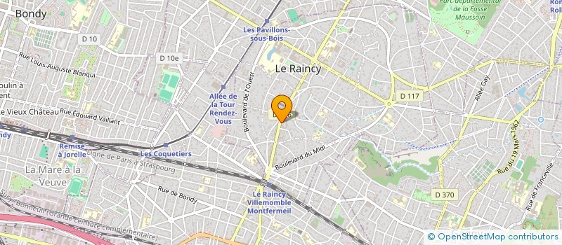 localisation de l'entreprise MONSIEUR MARIAN DUMITRU à LE RAINCY