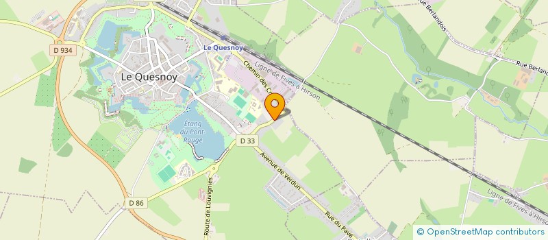 localisation de l'entreprise MONSIEUR MARIAN GILEA  LE QUESNOY