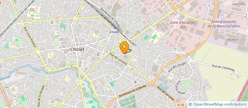 localisation de l'entreprise MONSIEUR MARIAN GINO à CHOLET