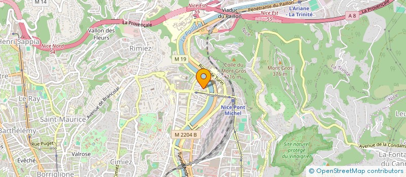 localisation de l'entreprise MONSIEUR MARIAN GUITIU à NICE
