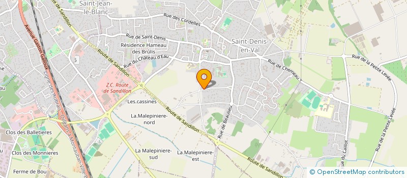 localisation de l'entreprise MONSIEUR MARIAN IULIAN CIOBANU à SAINT-DENIS-EN-VAL