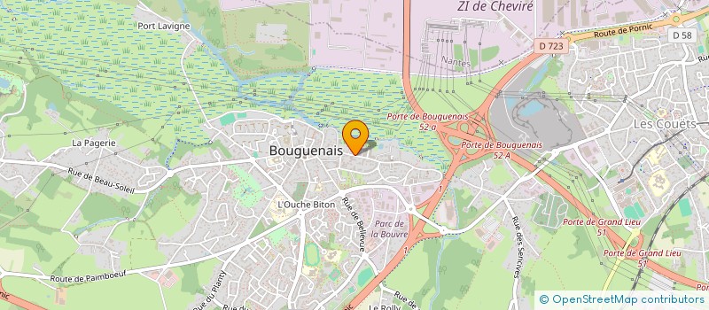 localisation de l'entreprise MONSIEUR MARIAN-LIVIU DUMITRU  BOUGUENAIS