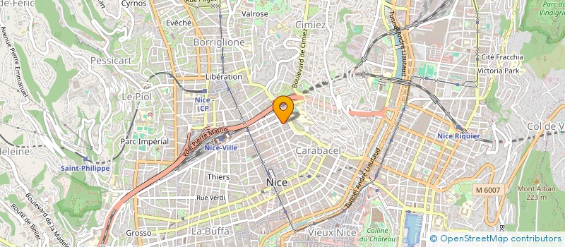 localisation de l'entreprise MONSIEUR MARIAN MARINESCU  NICE