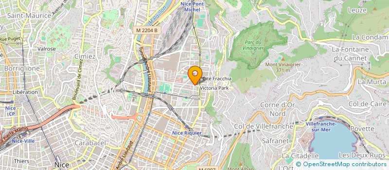 localisation de l'entreprise MONSIEUR MARIAN MUSAT  NICE