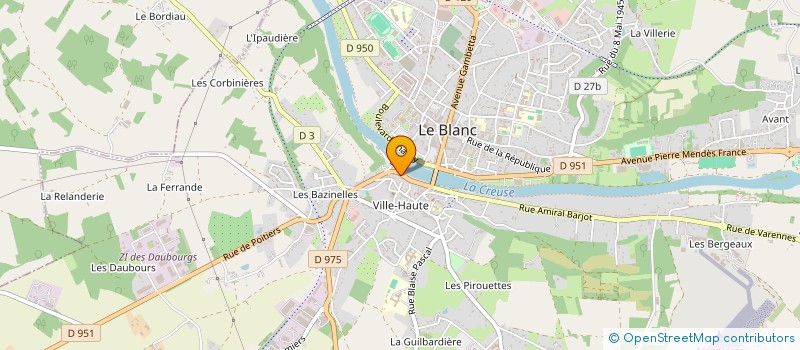 localisation de l'entreprise MONSIEUR MARIAN NUTU à LE BLANC