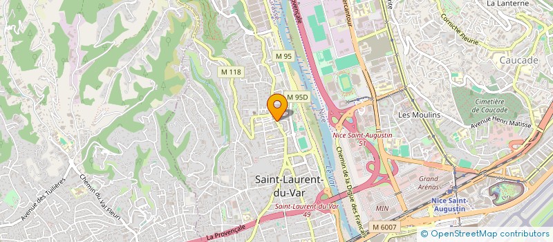localisation de l'entreprise MONSIEUR MARIAN PERASIN à SAINT-LAURENT-DU-VAR
