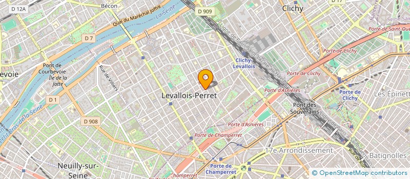 localisation de l'entreprise MONSIEUR MARIAN PERL à LEVALLOIS-PERRET