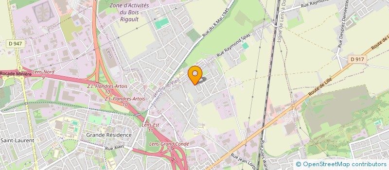 localisation de l'entreprise MONSIEUR MARIAN ROUZE  LOISON-SOUS-LENS