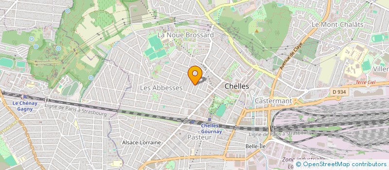 localisation de l'entreprise MONSIEUR MARIAN RUSNAC  CHELLES