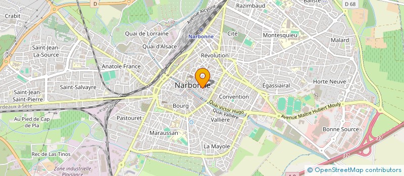 localisation de l'entreprise MONSIEUR MARIAN SCUTELNICU  NARBONNE