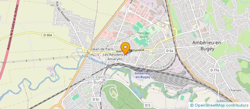 localisation de l'entreprise MONSIEUR MARIAN STOICA  AMBERIEU-EN-BUGEY