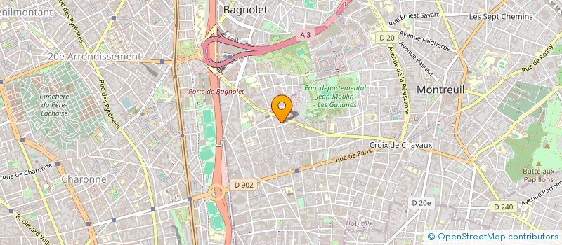 localisation de l'entreprise MONSIEUR MARIAN TATARAN à BAGNOLET