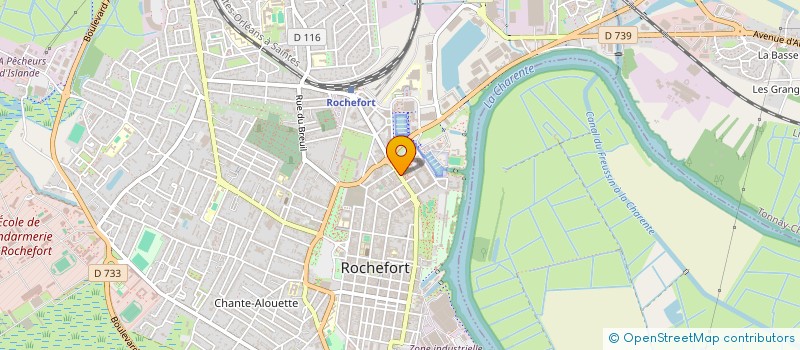 localisation de l'entreprise MONSIEUR MARIAN TURNEA  ROCHEFORT