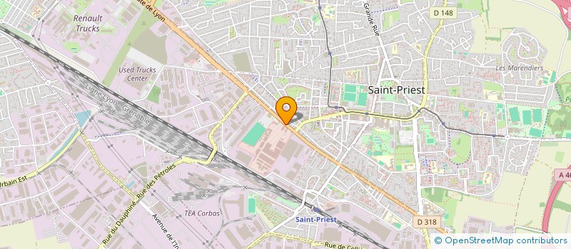 localisation de l'entreprise MONSIEUR MARIAN-VASILE RUSET  SAINT-PRIEST