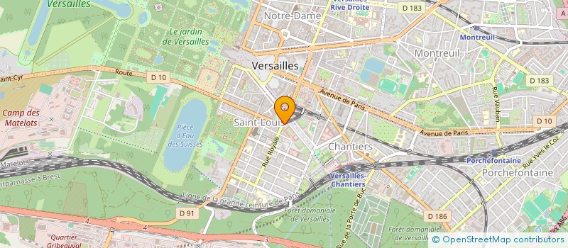 localisation de l'entreprise MONSIEUR MARIAN VRENICU à VERSAILLES