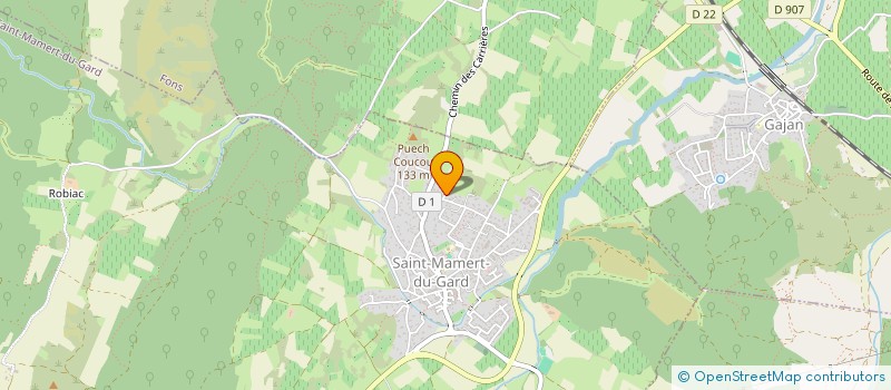 localisation de l'entreprise MONSIEUR MARIANO ALVAREZ  SAINT-MAMERT-DU-GARD