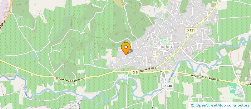 localisation de l'entreprise MONSIEUR MARIANO BERNARDOS  LAUDUN-L'ARDOISE