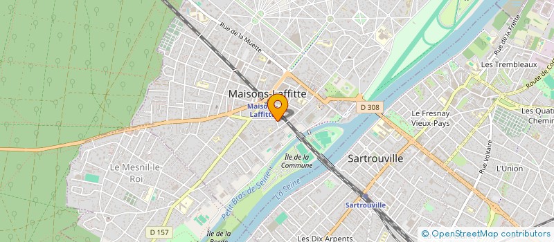 localisation de l'entreprise MONSIEUR MARIANO CHIRINOS GUTIERREZ  MAISONS-LAFFITTE