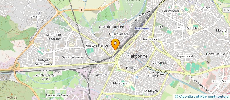 localisation de l'entreprise MONSIEUR MARIANO CORTES DIAZ  NARBONNE