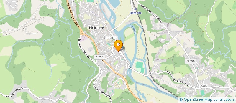 localisation de l'entreprise MONSIEUR MARIANO DOS SANTOS GONCALVES  USTARITZ