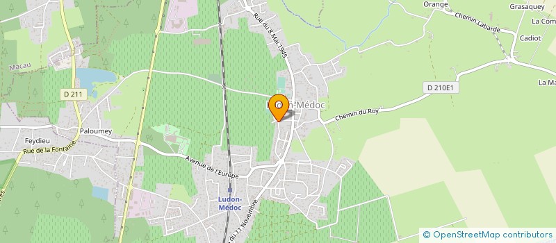 localisation de l'entreprise MONSIEUR MARIANO GALIANO  LUDON-MEDOC