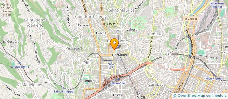 localisation de l'entreprise MONSIEUR MARIANO LOBARDI MORETTI à NICE