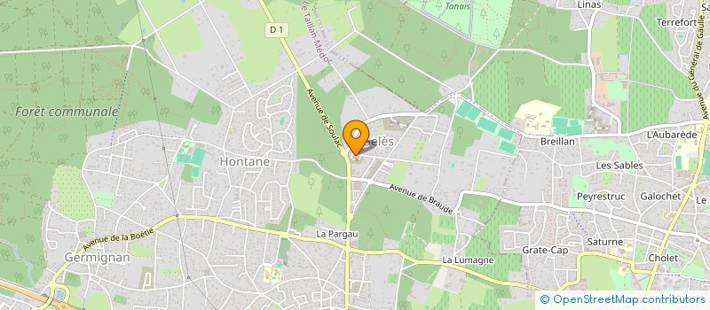 localisation de l'entreprise MONSIEUR MARIANO LOPEZ GONZALEZ  LE TAILLAN-MEDOC