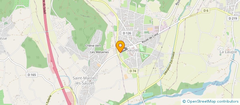 localisation de l'entreprise MONSIEUR MARIANO MARANGONI  SAUZET