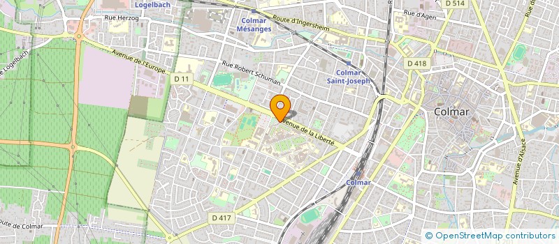 localisation de l'entreprise MONSIEUR MARIANO MUSACCHIO  COLMAR