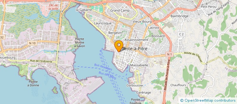 localisation de l'entreprise MONSIEUR MARIANO OTILLON à POINTE A PITRE
