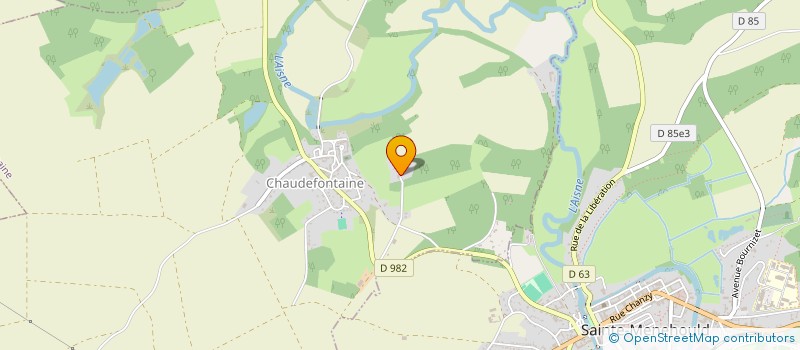 localisation de l'entreprise MONSIEUR MARIANO RICHIUSA  CHAUDEFONTAINE