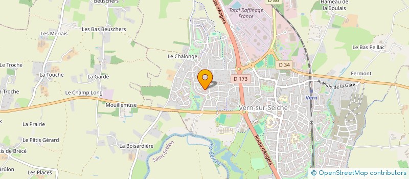 localisation de l'entreprise MONSIEUR MARICEL PALADE à VERN-SUR-SEICHE
