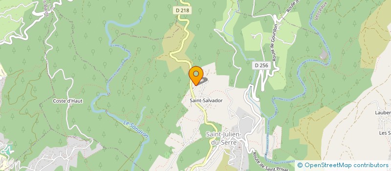 localisation de l'entreprise MONSIEUR MARICK BOSSCHEM à SAINT-JULIEN-DU-SERRE