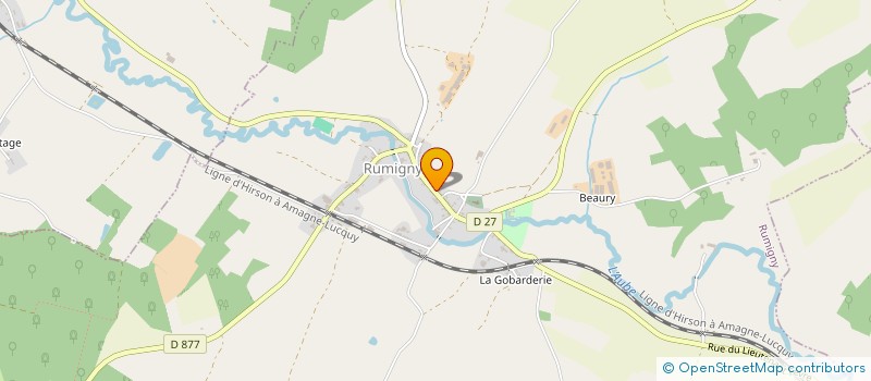 localisation de l'entreprise MONSIEUR MARIE ALIX LAGNEAUX  RUMIGNY