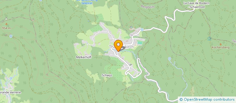 localisation de l'entreprise MONSIEUR MARIE-ANTOINE STOECKEL  THANNENKIRCH