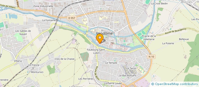 localisation de l'entreprise MONSIEUR MARIE-BERNARD BARBARIT  VENDOME