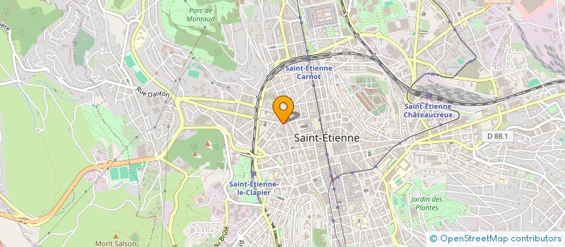 localisation de l'entreprise MONSIEUR MARIE BRUYERE à SAINT-ETIENNE