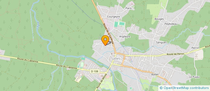 localisation de l'entreprise MONSIEUR MARIE CARRASSE  SALLES