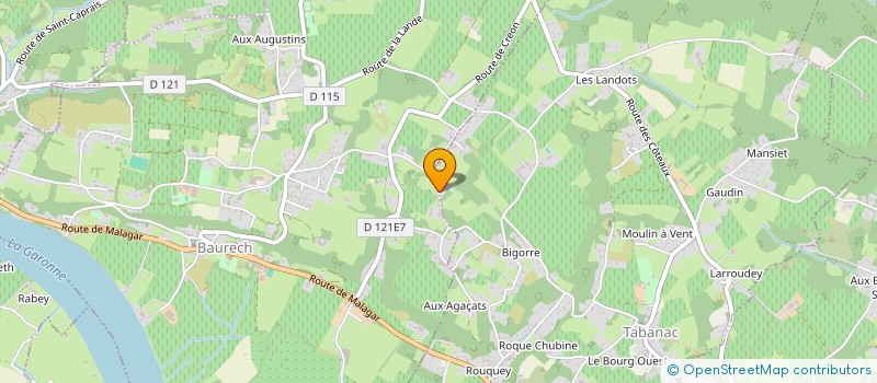 localisation de l'entreprise MONSIEUR MARIE CAZENAVE DE LACAUSSADE  BAURECH
