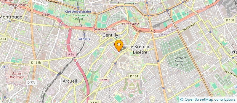 localisation de l'entreprise MONSIEUR MARIE CELESTIN  GENTILLY