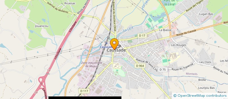 localisation de l'entreprise MONSIEUR MARIE-CHRISTELLE BEYSANG  CAUSSADE