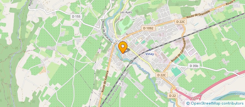 localisation de l'entreprise MONSIEUR MARIE-CHRISTINE EPARVIER  VINAY